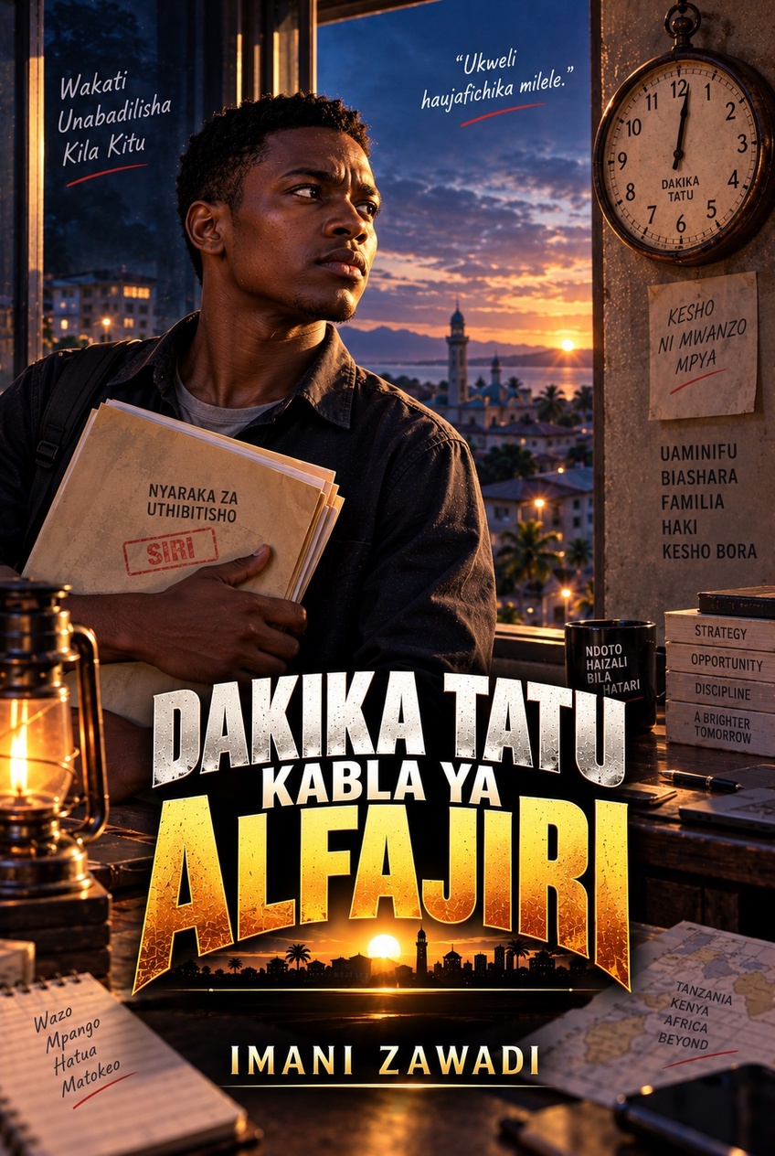 Cover of Dakika Tatu Kabla Ya Alfajiri